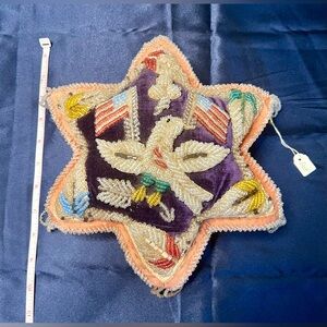 Antique Native American beaded pillow, excellent condition, pre-1900.